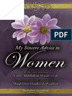 My Sincere Advice To Women Shaykhah Umm Abdillah Al Waadiiyyah Compressed