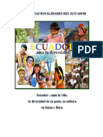 ETNIAS Y NACIONALIDADES DEL ECUADOR - Maria Elena Guerrero Salazar