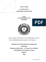 Analisa Daya Mesin Belt Konveyor: Karya Akhir