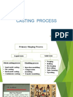 CASTING PROCESS STEPS AND TYPES