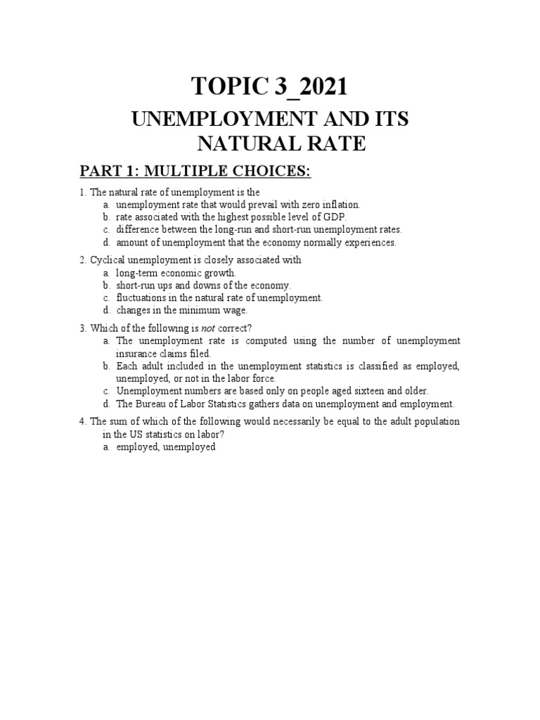 Understanding Unemployment Rates | PDF | Unemployment | Social Science