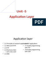 Application Layer Unit - 5