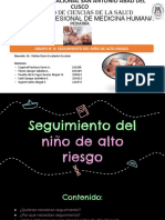 Seguimiento Niño Alto Riesgo