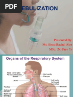 SVN Aerosol Treatment Guidelines | PDF | Breathing | Therapy