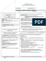 Competence Assessment Interview 1