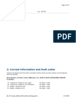 2: Current Information and Fault Codes: Page 3 of 29 Linde Electrical Steering