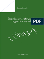 Enrico Benelli, Iscrizioni etrusche. Leggerle e capirle (2006)