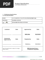 Product Specification: Final Specifications