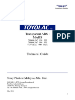 Transparent ABS: Mabs: Toray Plastics (Malaysia) Sdn. BND