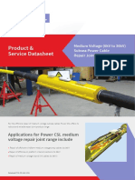 Product & Service Datasheet: Medium Voltage (6kV To 36kV) Subsea Power Cable Repair Joint