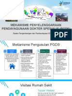 Mekanisme Penyelenggaraan PGDS