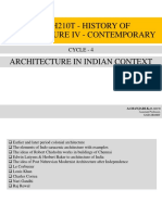 Cycle 4 - Arch. in Indian Context