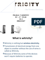 The Wireless Electricity.: Prabal Varshney EC - 3 Year 3G-1 0806331067