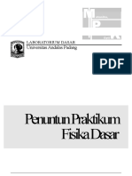 Modul Praktikum Laboratorium Fisika Dasar