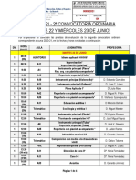 Curso 2020/21 - 2 Convocatoria Ordinaria (Martes 22 Y Miércoles 23 de Junio)