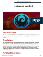 CheatSheet Digital Forensics and