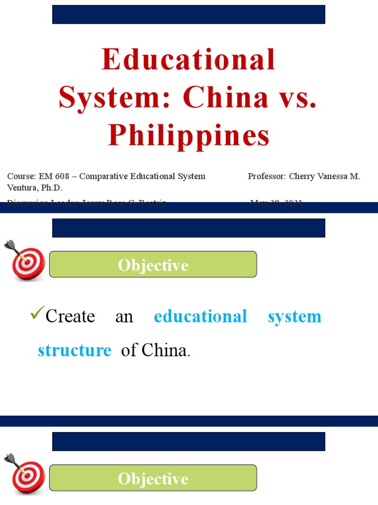 Chinese Education System Comparison FINAL PDF Middle Schools