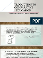 Introduction To Comparative Education