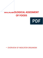 Microbiological Assesment of Foods