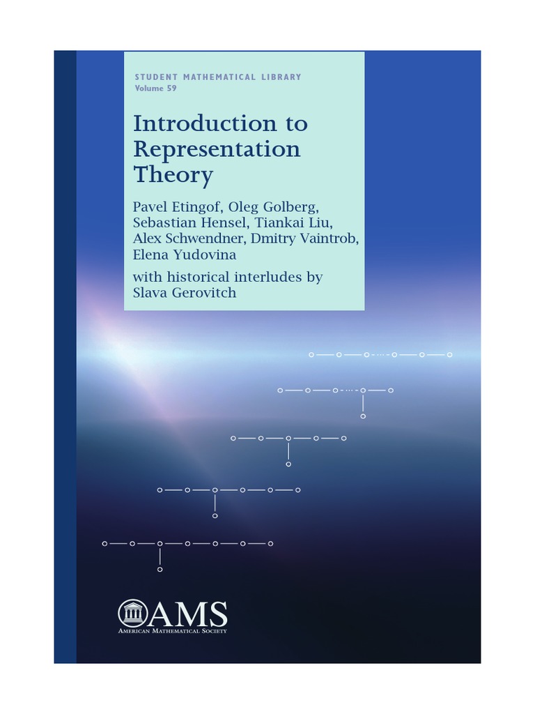 Introduction To Representation Theory | PDF | Representation Theory ...