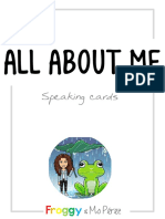 All About Me: Speaking Cards