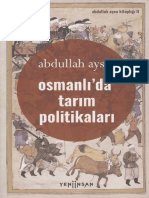 Abdullah Aysu - Osmanlı'da Tarım Politikaları Yeni İnsan Yayınları