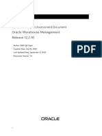 Functional Impact Assessment Document: Oracle Warehouse Management Release 12.2.10