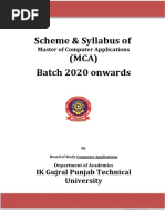 MCA 2 Yrs Batch 2020 (22-09-2020)