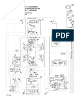 Hydraulic/Hydrostatic Schematic With SJC, 2 Speed and High Flow Option S175 (S/N A3L511001 - A3L519999)