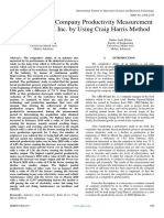 The Analysis of Company Productivity Measurement of ABD-Medan Inc. by Using Craig Harris Method