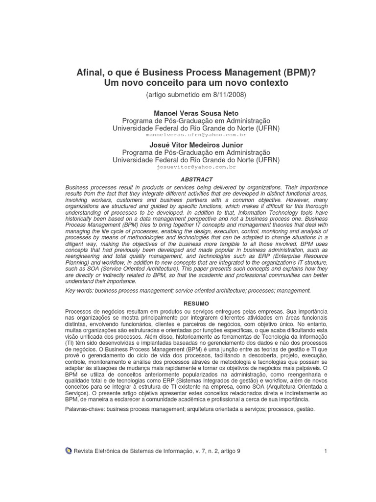 Understanding Business Process Management | PDF | Business Process ...