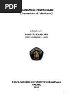 Download makalah transmisi pewarisan sifat by Nurdini Khadijah SN51643006 doc pdf