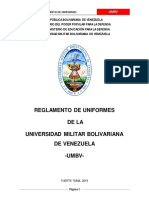 Reglamento Uniformes Umbv-Amarb PDF