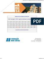 FDC 2014 Fiocruz Tecnologista Engenharia Civil Estrutura Gabarito