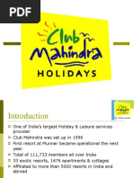 Club Mahindra Case Study