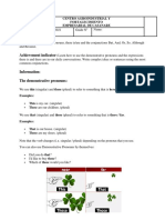 Demonstrative Pronouns, There Is and There Are and Conjunctions