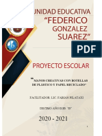 Proyecto Escolar 10mo B Fabian Pilataxi