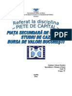 Referat Piete de Capital