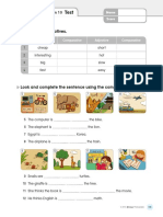 Write The Comparatives.: Lesson 10