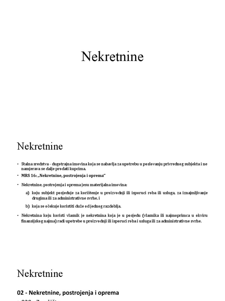 Nekretnine PDF