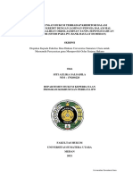 Diajukan Kepada Fakultas Ilmu Hukum Universitas Sumatera Utara Untuk Memenuhi Persyaratan Guna Memperoleh Gelar Sarjana Hukum