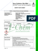 I-Chem Solution SDN BHD: Bmsolution Safety Data Sheet