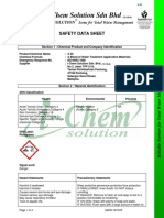 I-Chem Solution SDN BHD: Bmsolution Safety Data Sheet