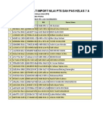 PTS - PAS - Ilmu Pengetahuan Alam (IPA) - 7 A