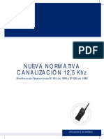 Nueva Normativa de Canalizacion