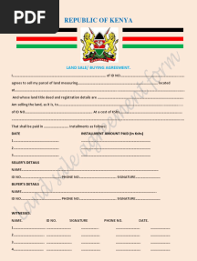 Land Sale Agreement Form
