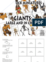 Cardstock Miniatures Giants - Large and in Charge