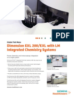 Dimension EXL 200/EXL With LM Integrated Chemistry Systems: Global Test Menu