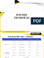 Tcs NQT Technical: Smart Training Resources India Pvt. Ltd. Smart Training Resources India Pvt. LTD
