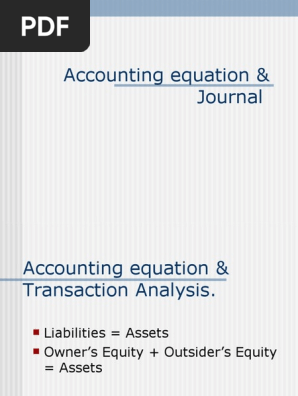 accounting JOURNAL
